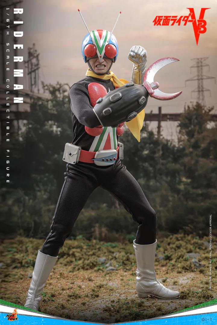 HT TMS185 - Kamen Rider V3 1/6th Scale Riderman - Image 2