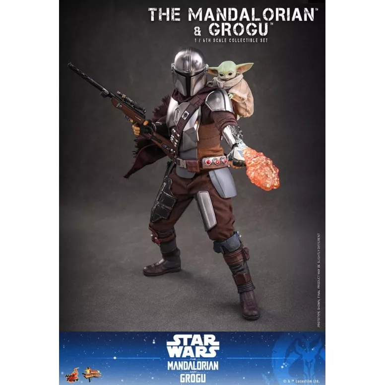 HT MMS871 - The Mandalorian & Grogu 1/6th Scale Collectible Set - Image 7
