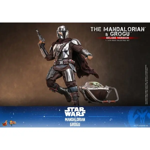HT MMS872 - The Mandalorian & Grogu Collectible Set (Deluxe Version) - Image 1