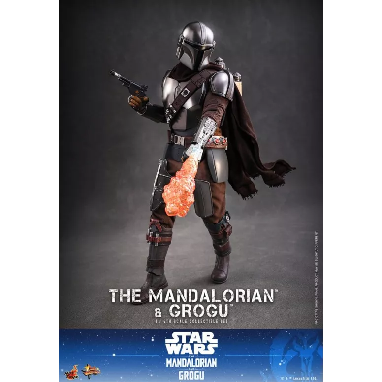 HT MMS871 - The Mandalorian & Grogu 1/6th Scale Collectible Set - Image 8